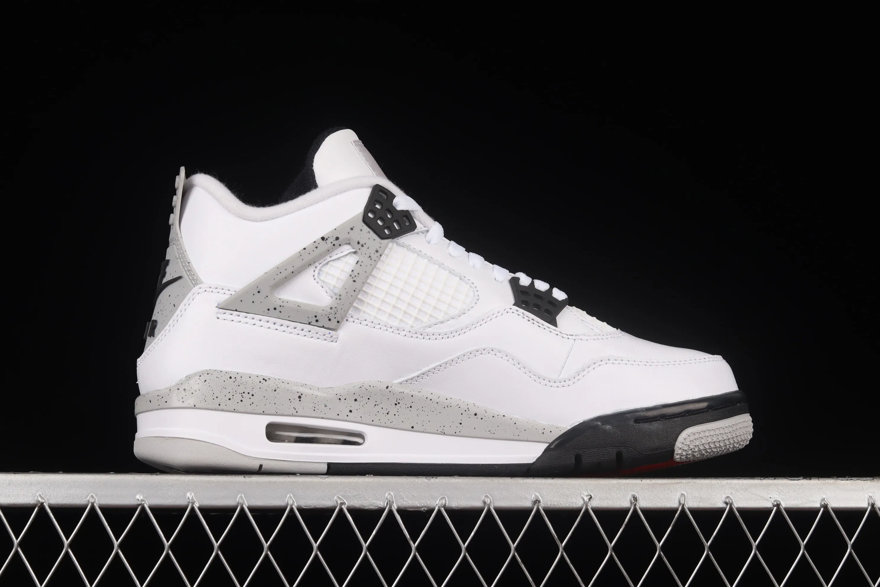 All categories Air Jordan Jordan series basketball shoes Air Jordan 4 foreign trade version Air Jordan 4 Retro "White Cement" AJ4 Joe 4 white cement white gray 840606-192